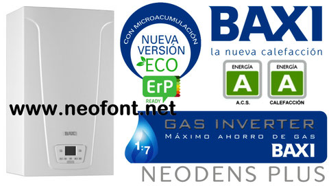 Baxi Neodens plus ecpo 24/24f instalación incluida