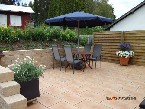 Terrasse Fewo Helga Rollmann, Waldstr.10, 54578 Nohn