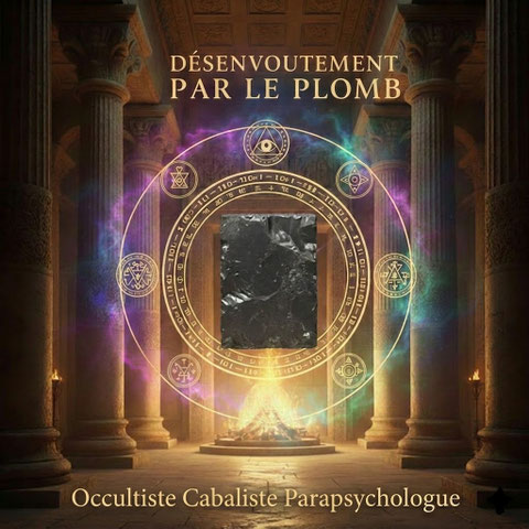 Rituel de désenvoûtement par le plomb pour dégagement de magie noire et maléfices à Montpellier et France entière par l'expert Désiré Geoffroy PCS 227C.