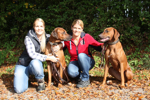 Nadine, Bhanu, Nicole und Zina