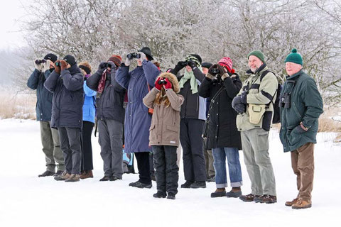 Die Avifauna-Gruppe on tour. © M. Schneider