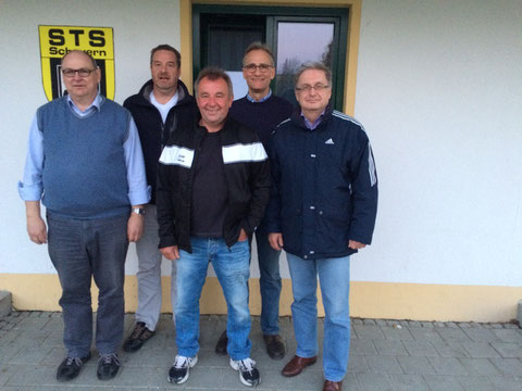 Von links: Karl Heinz Küster, Dirk Eulenbach, Mike Wenger, Thomas Fenner, Albert Böhnisch.