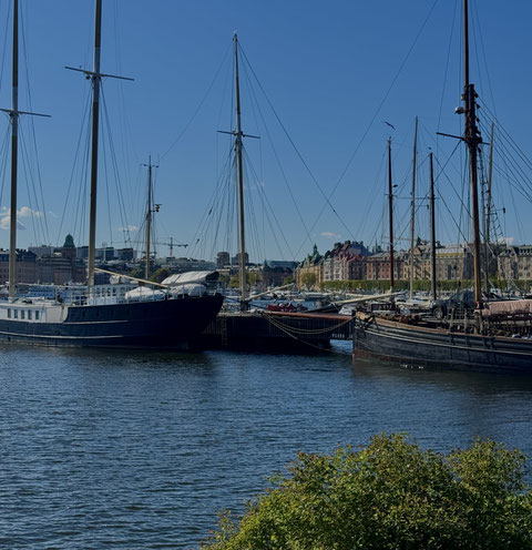 Stockholm Segelschiffe Hafen