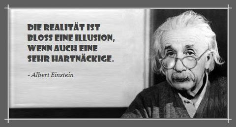 Albert Einstein, Nirmalo, Realität, Illusion,