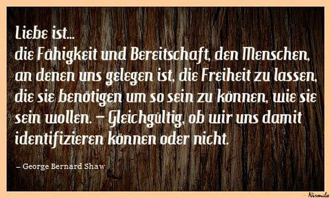 G.B. Shaw, Liebe, Nirmalo, 