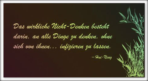 Hui Neng, Denken, Nirmalo
