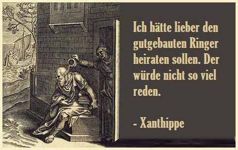 Sokrates, Nirmalo, Xanthippe