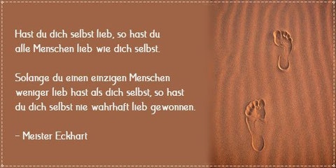 Meister Eckhart, Güte, Selbstliebe, Nirmalo,
