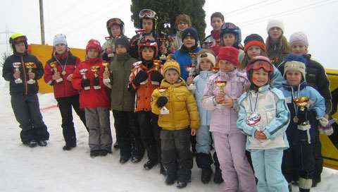 Die kleinen - großen Sieger beim Ortsrodeltag 2006