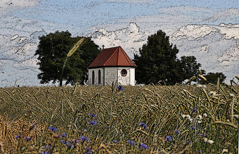 Die Anna Kapelle in Pflaumheim © Heiko Boll