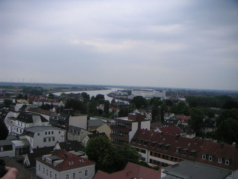 Blick über die Dächer von Vegesack