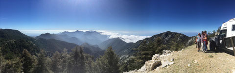 Im Taygetos Gebirge mit Sybille und Erwin.