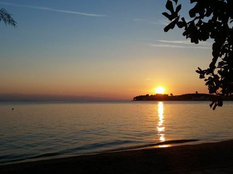 Sonnenuntergang im Golf von Pagasitikos