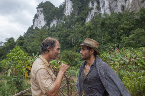 Matthew McConaughey (à gauche) et Édgar Ramírez: pour tout l'or de Bornéo (©Lewis Jacob/StudioCanal).