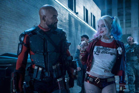 Will Smith et Margot Robbie, méchamment gentils (©Warner Bros).