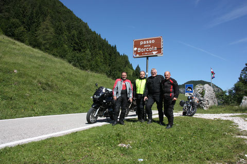 Auf der Passhöhe des Borcola