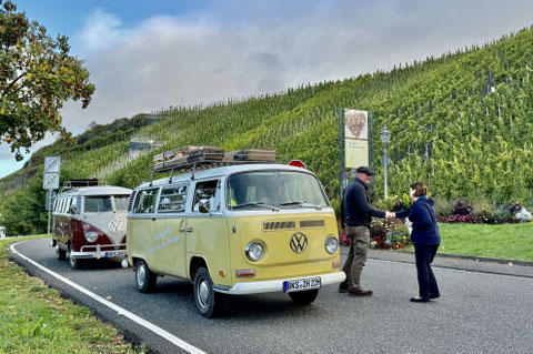 VW Bullis Mosel Zeltlinger Hof 