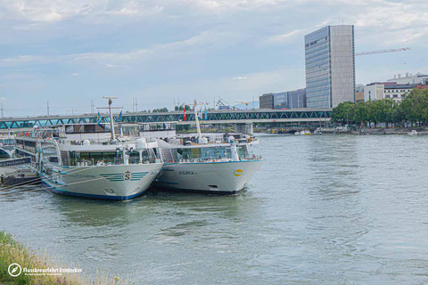 MS Anna Katharina und MS Andrea in Basel
