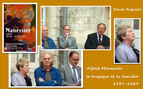 Vernissage de l'exposition "Alfred Manessier, le tragique et la lumière 1937-1989