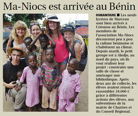 Article paru dans L'Echo le 18 juillet 2013