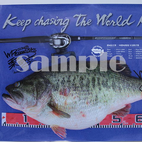 No. 1 Manabu's world record bass Poster