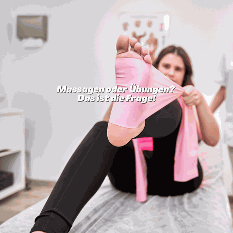 Massage oder Übungen? Übungen mit Physiotherapeut 