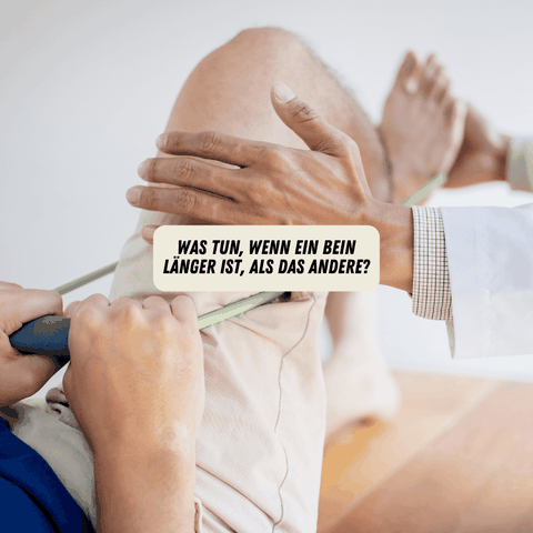 Beinlängen ausgleichen