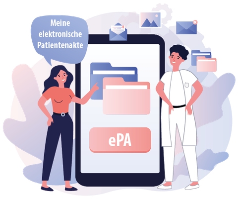 ePA elektronische Patientenakte TI-Fachmodule Fachmodule TI Telematikanwendungen Telematik Anwendungen