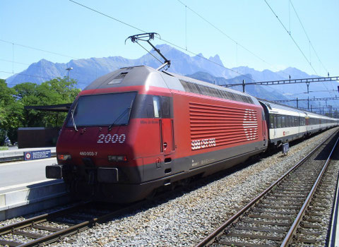 Sargans am 24. Juli 2008 mit dem IR 769