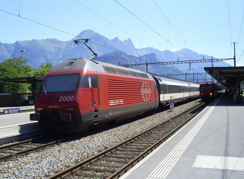 Sargans am 24. Juli 2008 mit dem IR 769