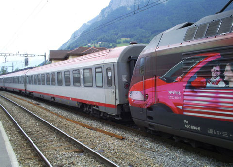 EC 161 "Vorarlberg" in Sargans am 14. Juni 2008