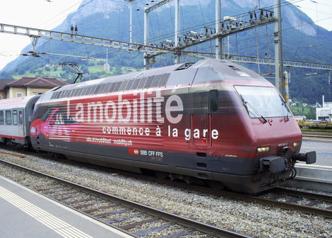 EC 161 "Vorarlberg" in Sargans am 14. Juni 2008