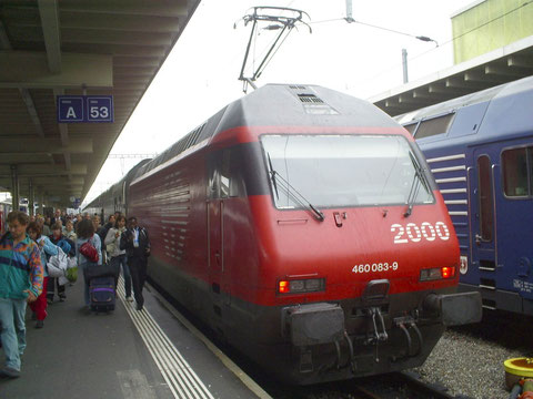 Zürich HB am 15. August 2008 mit IR 2368