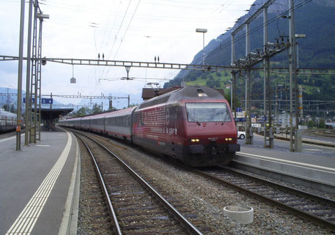 EC 161 "Vorarlberg" in Sargans am 14. Juni 2008