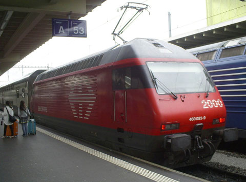 Zürich HB am 15. August 2008 mit IR 2368