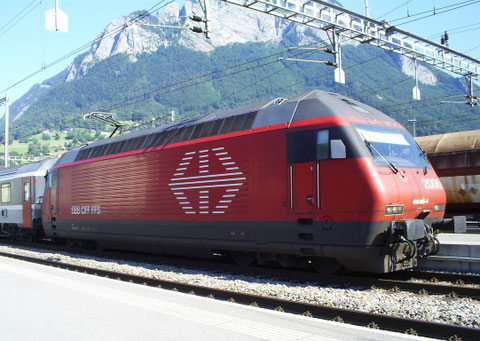 Sargans am 25. Juli 2008 mit dem IR 765