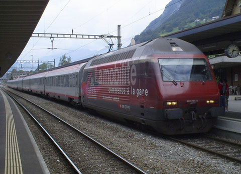EC 161 "Vorarlberg" in Sargans am 14. Juni 2008