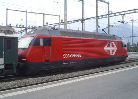 Sargans am 12. Juni 2008 mit dem IR 775