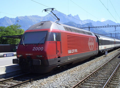Sargans am 24. Juli 2008 mit dem IR 769
