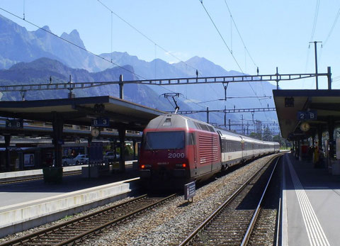 Sargans am 24. Juli 2008 mit dem IR 769