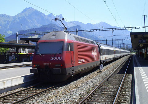 Sargans am 24. Juli 2008 mit dem IR 769