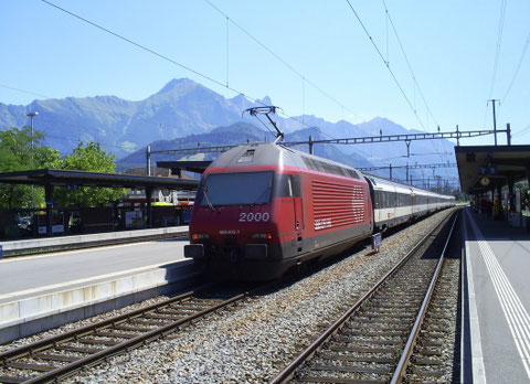 Sargans am 24. Juli 2008 mit dem IR 769