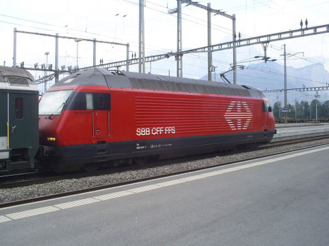 Sargans am 12. Juni 2008 mit dem IR 775