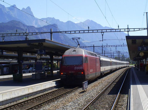 Sargans am 24. Juli 2008 mit dem IR 769