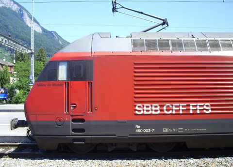 Sargans am 24. Juli 2008 mit dem IR 769
