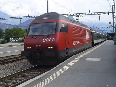 Sargans am 27. Juli 2008 mit dem IR 772