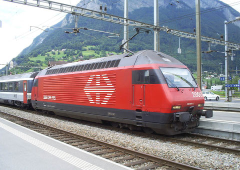 Sargans am 04. Juli 2008 mit dem IR 775