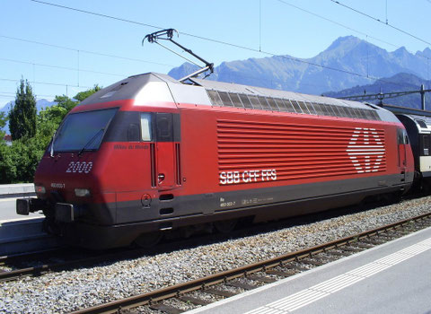 Sargans am 24. Juli 2008 mit dem IR 769