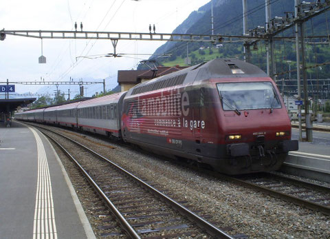 EC 161 "Vorarlberg" in Sargans am 14. Juni 2008