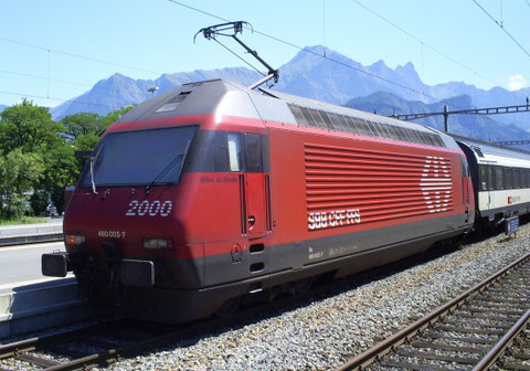 Sargans am 24. Juli 2008 mit dem IR 769